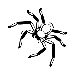Creepy, Spider, Horror, Scary, Spooky, Haunted, Eerie, Creature, icon
