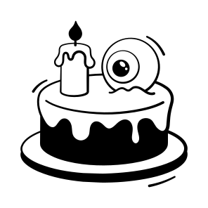 Halloween, Cake, Spooky, Scary, Creepy, Bloody, Haunted, icon
