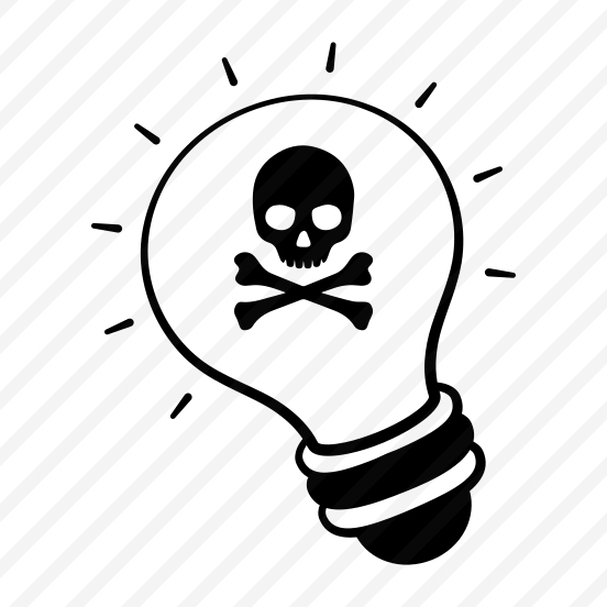Halloween, Lightbulb, Skull, Spooky, Creepy, Idea, Scary, preview