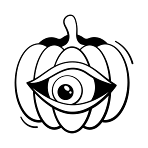 Halloween, Pumpkin, Spooky, Scary, Eerie, Creepy, Haunted, icon