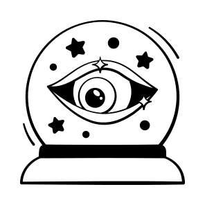 Haunted, Globe, Crystal, Ball, Spooky, Magic, Witchcraft icon