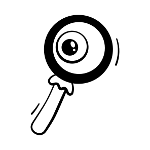 Lollipop, Sweet, Treat, Confectionery, Eyeball, Halloween, Creepy, icon