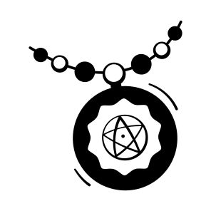 Magical, Necklace, Jewelry, Halloween, Surprise, Present, Festive, icon