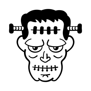 Monster, Head, Halloween, Creepy, Spooky, Haunted, Scary, icon