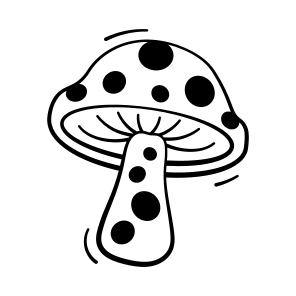 Mushroom, Spooky, Halloween, Magic, Scary, Creepy, Poisonous, Fungus, icon