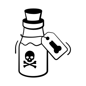 Poison, Bottle, Toxic, Liquid, Hazard, Halloween, Drink, icon