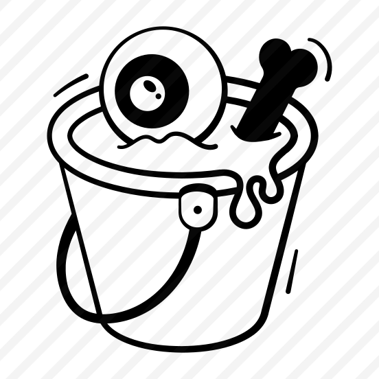 Spooky, Bucket, Horror, Haunted, Eyeballs, Scary, Halloween, preview
