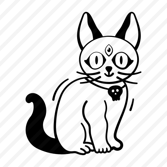 Spooky, Creepy, Haunted, Cat, Feline, Evil, Scary, preview
