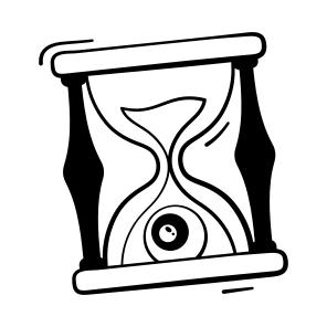 Spooky, Hourglass, Sand, Clock, Halloween, Scary, Creepy, icon
