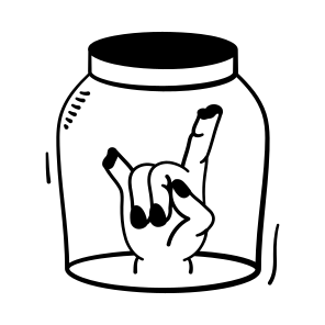 Spooky, Jar, Container, Monster, Hand, Horror, Haunted, icon