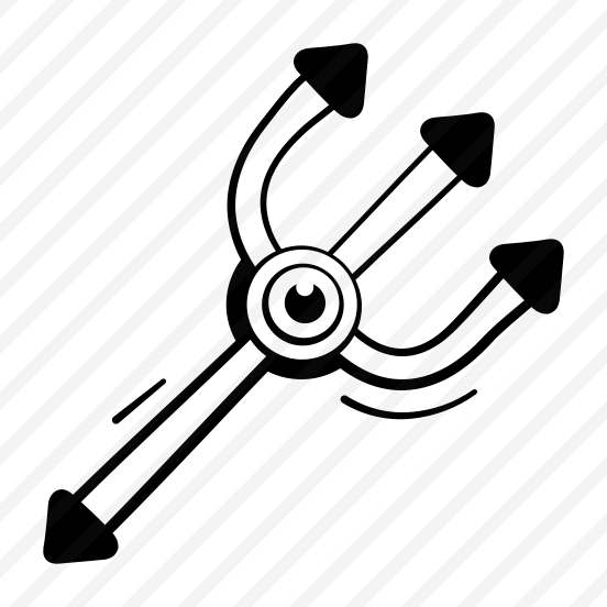 Trident, Weapon, Halloween, Spooky, Scary, Gothic, Demon, preview