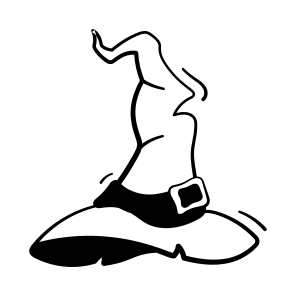 Witch, Hat, Wizard, Magic, Costume, Halloween, Scary, icon