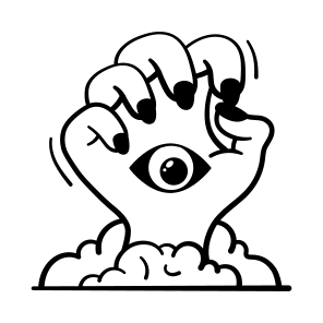 Zombie, Monster, Hand, Halloween, Haunted, Scary, Creepy, icon