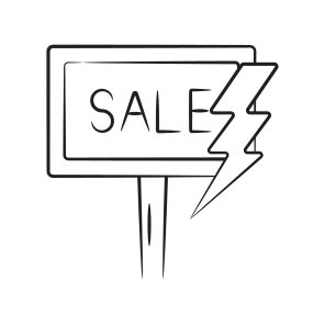 Board, Signboard, Signage, Signpost, Sale icon