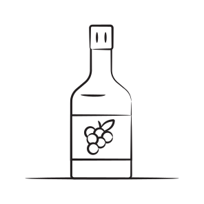 Bottle, Wine, Drink, Beverage, Alcohol icon