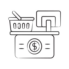 Checkout, Counter, Desk, Table, Cashier icon