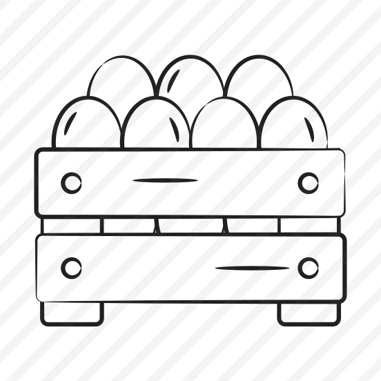 Crate, Eggshells, Poultry, Food, Eggs preview