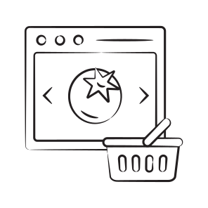 Grocery, Buy, Purchase, Online, Grocery icon