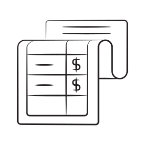 Invoice, Bill, Receipt, Payment, Statement icon