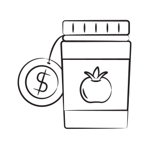 Jam, Food, Bottle, Preserved, Buy icon
