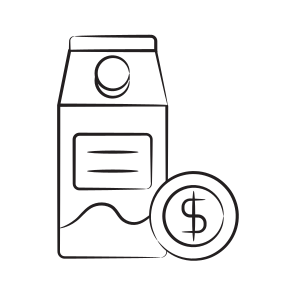 Milk, Pack, Drink, Container, Packaging, Buy icon