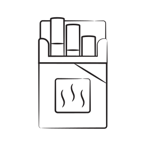 Pack, Tobacco, Addiction, Drug, Smoking icon
