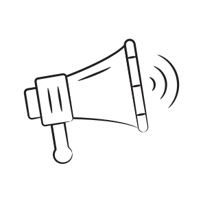 Promotion, Marketing, Publicity, Announcement, Megaphone icon