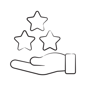 Reviews, Ratings, Feedback, Satisfaction, Stars, icon