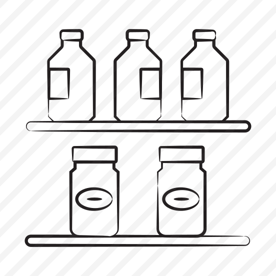 Spice, Jars, Bottles, Products, Shelves preview