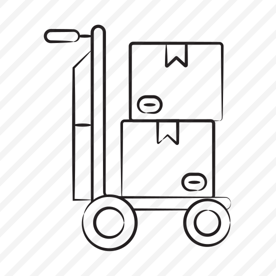 Warehouse, Cart, Pushcart, Handcart, Trolley preview