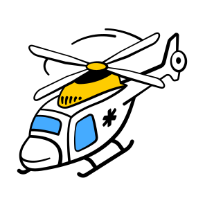 Air, Ambulance, Helicopter, Emergency, Medical icon