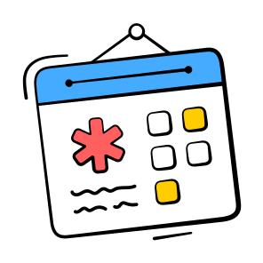 Appointment, Schedule, Healthcare, Hospital, Doctor icon