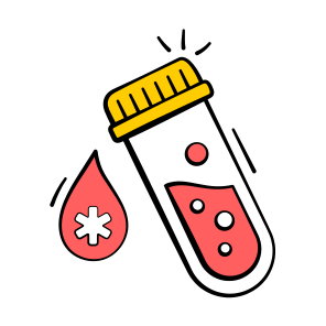 Blood, Testtube, Diagnostics, Healthcare, Laboratory,,,,,, icon