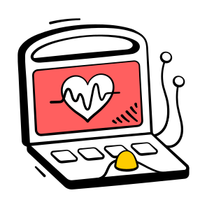 Defibrillator, Medical, Device, Healthcare, Electroshock icon
