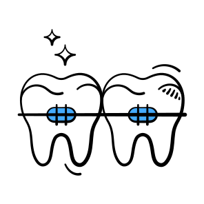 Dental, Braces, Teeth, Orthodontics, Health,,,,, icon