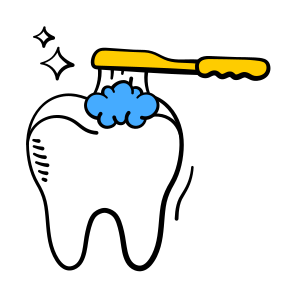 Dental, Healthcare, Medical, Dentistry, Cleaning icon