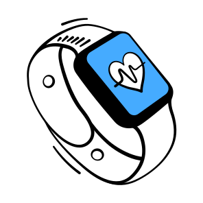 Fitness, Tracker, Smartwatch, Cardiac, Monitoring icon
