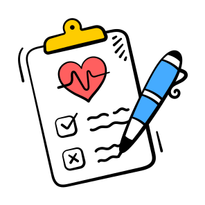 Health, Report, Medical, Checklist, Record icon