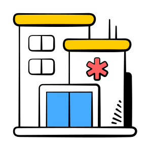 Hospital, Building, Healthcare, Medical, Center icon