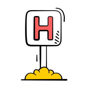 Hospital, Signboard, Sign, Clinic, Healthcare icon