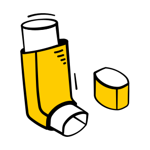 Inhaler, Medical, Healthcare, Respiratory, Asthma,,,,, icon