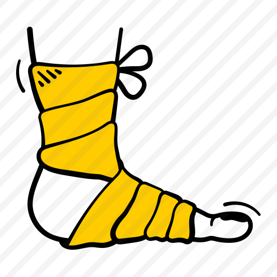 Injured, Food, Ankle, Bandage, Support,,,, preview
