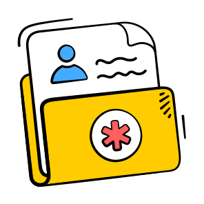 Medical, Record, Patient, File, Health, Report icon