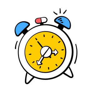 Medicine, Medication, Treatment, Time, Alarm icon