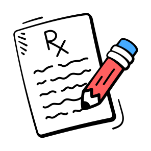 Prescription, Medicine, Healthcare, Doctor, Document icon