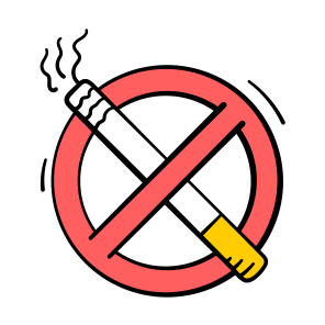 Smoking, Prohibition, Warning, Healthcare, Safety icon