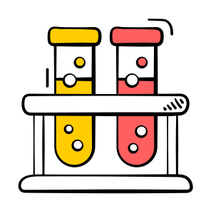 Test Tubes, Medical, Test, Hospital, Biology icon