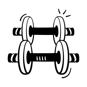 Dumbbells, Gym, Weights, Fitness, Barbells icon