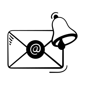 Email, Notification, School, Message, Alert icon