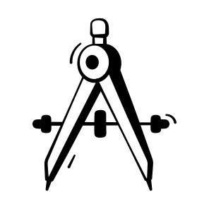 ,geometric, Compass, Tool, Instrument, Divider,,, icon
